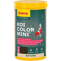 Barība dīķa zivīm : Sera KOI Color Mini, 1000ml (390g)