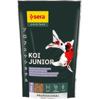 Barība dīķa zivīm : Sera KOI Junior All Seasons Probiotic 500g