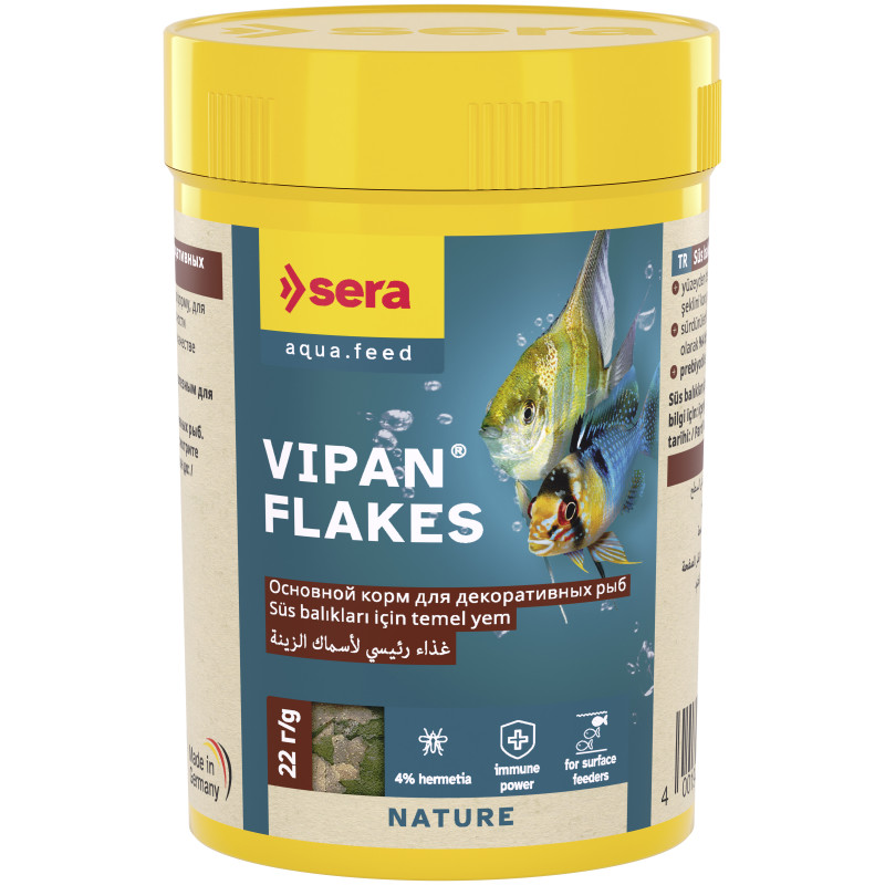 Barība zivīm : Sera Vipan Nature 100ml (22g)