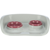 Bļoda dzīvniekiem, plastmasa - Trixie Dinner Set 0.25l*9cm and 0.3l*11cm/ 46*11*30cm