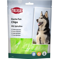 Gardums suņiem - Trixie Chewing Chips with Spirulina Algae 100g