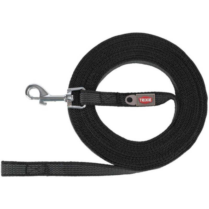 Pavada - Trixie Tracking leash, rubberised, S–M: 15 m/15 mm