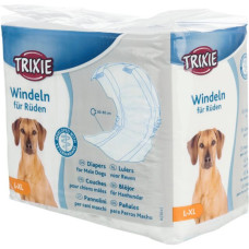 Autiņbiksītes suņiem - Trixie Diapers for male dogs, L–XL, 60-80 cm, 12 gab