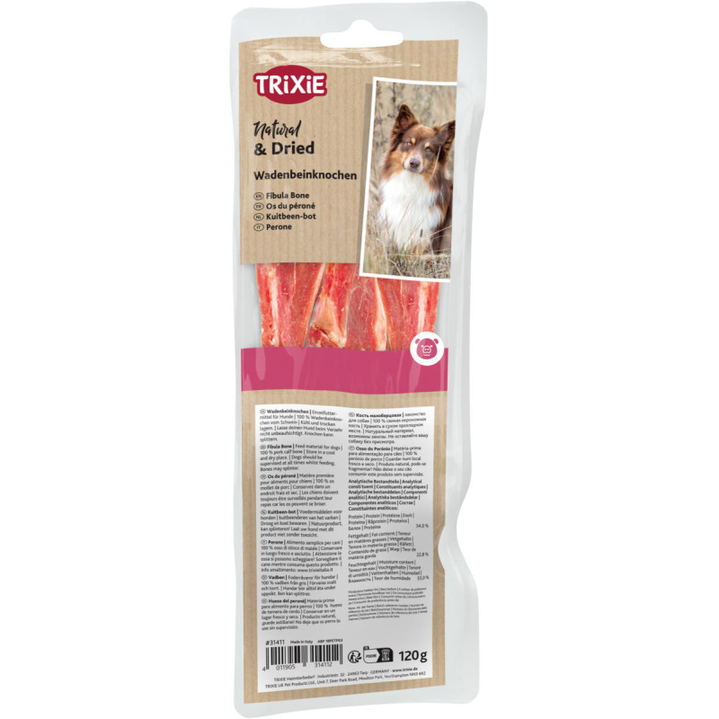 Gardums suņiem : Trixie Fibula Bones 17 cm, 3gab/120g .