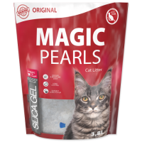 Silikona pakaiši kaķu tualetei - Magic Pearl Original, 3,8 L.