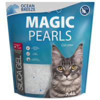 Silikona pakaiši kaķu tualetei - Magic Pearl Ocean Breeze 7.6 L