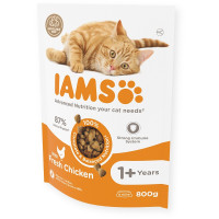 Sausā barība kaķiem - IAMS CAT ADULT CHICKEN, 800 gr