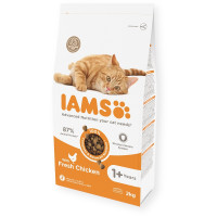 Sausā barība kaķiem - IAMS CAT ADULT CHICKEN, 2 kg