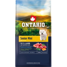 Barība suņiem – Ontario Senior Mini, Lamb and Brown Rice, 6,5 kg