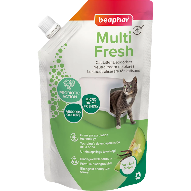 Dezodorants kaķu tualetei - Beaphar MULTI FRESH VANILA 400G 