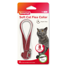 Pretblusu kaklasiksna kaķiem - Beaphar Soft Collars Cats Velvet.