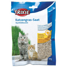 Zāle kaķēniem : Trixie Bio Cat Grass (bag), 100 g