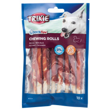 Gardums suņiem : Trixie Chewing Rolls with Duck 12cm, 10*80g.