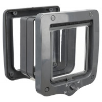 Ieliekamās durtiņas - Trixie 4-Way cat flap, 20 × 22 cm