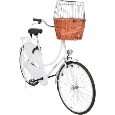 Grozs suņu pārvadāšanai: Trixie Bicycle basket with lattice, 44 × 48 × 33 cm, tan