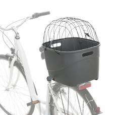 Grozs suņu pārvadāšanai: Trixie Bicycle basket for bike racks, plastic/metal, 36 × 47 × 46 cm, grey