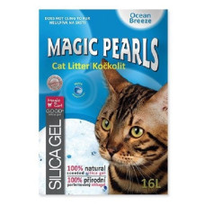 Silikona smiltis kaķu tualetei : MAGIC PEARLS Ocean Breeze 16L