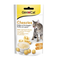 Vitamīnizēta papildbarība : GimCat Cheezies pouch 50gr