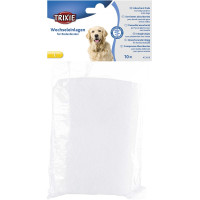 Biksīšu ieliktnīši suņiem - Trixie Pads for belly band for male dogs, L, 10 gab.