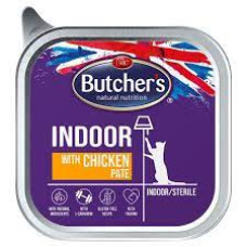 Konservēta barība kaķiem : Butchers CAT Intestinal Indoor chicken, 100g
