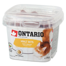 Gardums kaķiem – Ontario Malt bits, 75g
