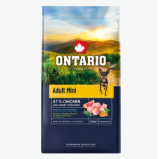 Sausa barība suņiem - Ontario Adult Mini Chicken & Sweet Potatoes 6,5kg