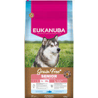 Sausa barība suņiem - Eukanuba Senior Large Grain Free ocean fish, 12 kg