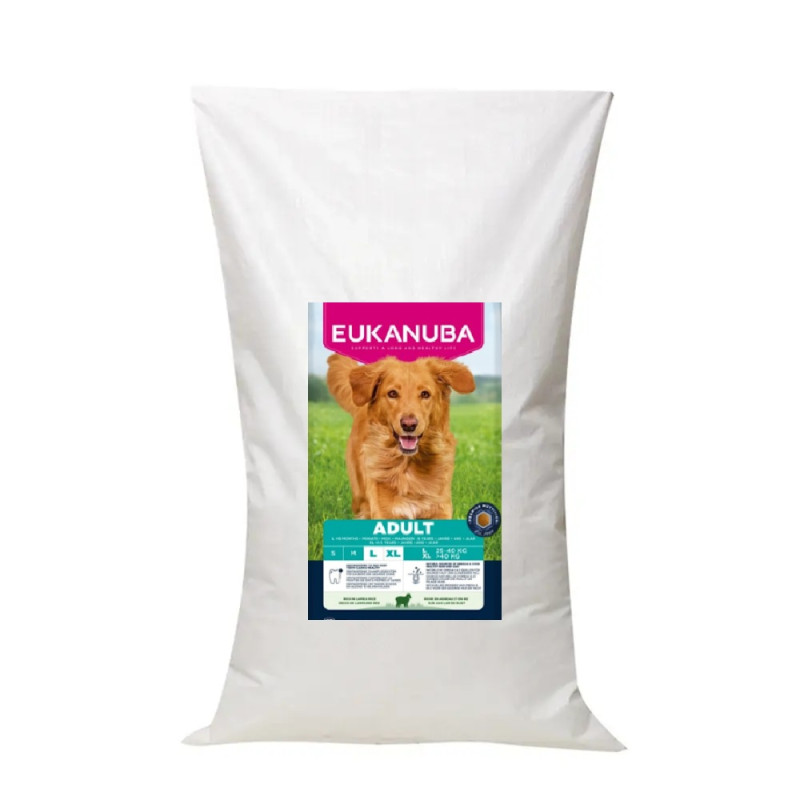 Sausa barība suņiem - Eukanuba Adult Large Lamb and Rice, 18 kg
