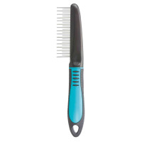 Ķemme dzīvniekiem - Trixie Coat Untangler Combi Comb 22cm (rotējoša galviņa)