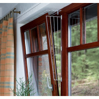 Aizsardzības restes logiem, sānu daļai - Trixie Protective grille for windows, side panel, 62 × 16,8 cm, 1 gab