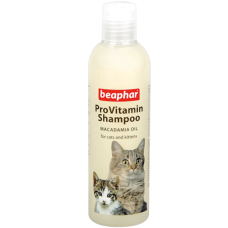 Šampūns kaķiem : Beaphar Pro Vitamin Shampoo Macadamia Cat 250ml