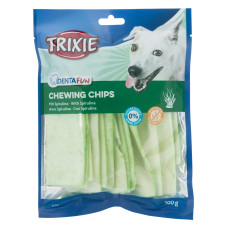 Gardums suņiem : Trixie Chewing Chips with Spirulina Algae 100g