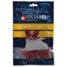Gardums suņiem : Ontario Dog Duck Dice Small, 70gr.