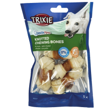 Gardums suņiem : Trixie Knotted Chewing Bones with Chicken 5cm, 5*70g.