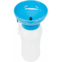Ceļojumu ūdens pudele - Trixie Bottle with bowl, plastic 0,55 l