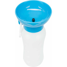 Ceļojumu ūdens pudele : Trixie Bottle with bowl, plastic 0,55 l