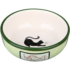 Bļoda dzīvniekiem, keramika : Trixie Ceramic bowl, cat, 0.35 l/ø 12.5 cm