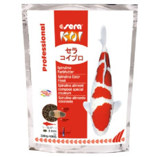 Barība dīķa zivīm : Sera KOI Professional Spirulina Color Food 2200g