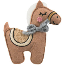 Rotaļlieta kaķiem : Trixie Horse, fabric, catnip, 10 cm
