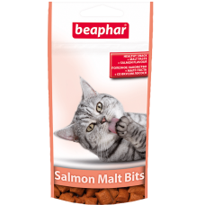 Vitamīnizēta papildbarība - Beaphar Malt-Bits with salmon, 35g (75gab) 