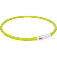 Mirgojoša kaklasiksna suņiem – Trixie Flash light ring USB, silicone, XS–XL: 70 cm/ø 10 mm