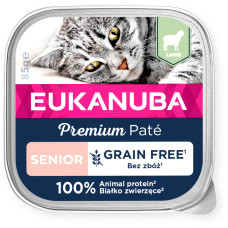 Konservēta barība kaķiem - Eukanuba Cat Senior Lamb pate 85g