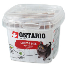 Gardums kaķiem – Ontario Cheese bits, 75g