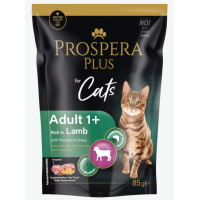 Konservi kaķiem - Prospera Plus, Cat Pouch Adult 1+, Lamb and Pumpkins, 85 g
