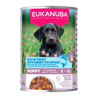 Konservi kucēniem - Eukanuba CAN LC PUP AB TRUT&SWPT 400 gr