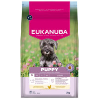 Sausa barība kucēniem - Eukanuba Puppy Small Chicken, 3 kg