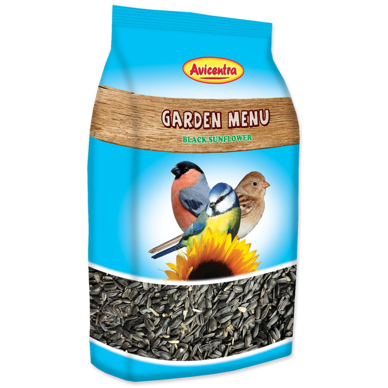 Barība putniem - Avicentra, saulespuķu sēklas (melnas), 1 kg