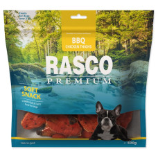 Gardums suņiem – Rasco Premium, Soft Snack, BBQ Chicken Thighs, 500 gr