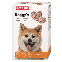 Vitamīnizēta papildbarība - Beaphar Doggy's Mix, 180 tabl.