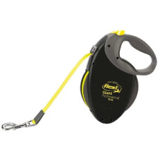 Inerces pavada suņiem : Trixie Flexi GIANT PROFESSIONAL, tape leash, L: 10 m, black/neon yellow